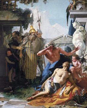 The Death of Hyacinthus Artwork by Giovanni Battista Tiepolo