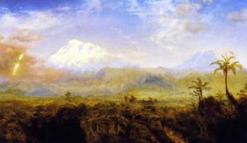 Mount Chimborazo Artwork by Louis Remy Mignot