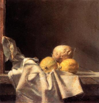 Still Life With Lemons And Potato Artwork by Walter Tandy Murch