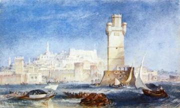 Rhodes (for "lord Byron's Works") Artwork by Joseph Mallord William Turner