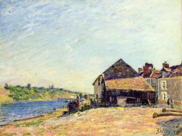 Saint-Mammes Artwork by Alfred Sisley