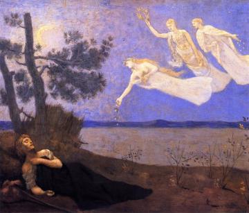 The Dream Artwork by Pierre Puvis de Chavannes