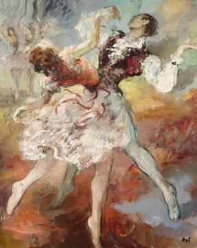 The Dancers Artwork by Marcel Dyf