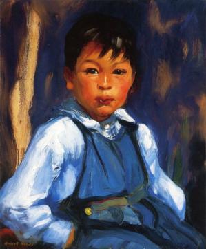 A New Mexico Boy Artwork by Robert Henri