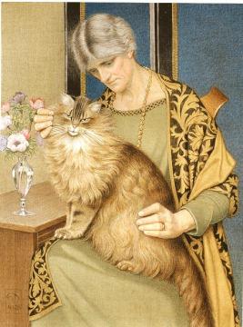 Contentement Artwork by Joseph Edward Southall