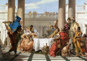 The Banquet Of Cleopatra Artwork by Giovanni Battista Tiepolo