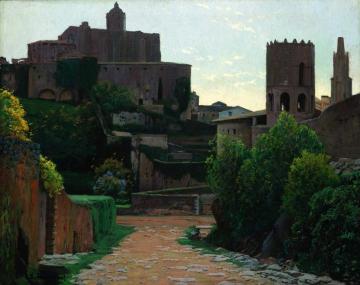 Gerona Artwork by Santiago Rusiñol Prats