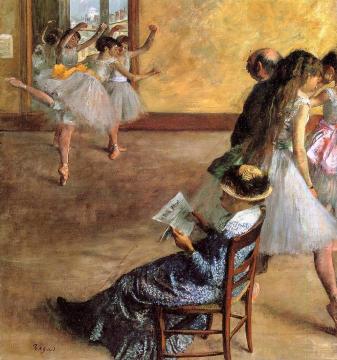 Ballet Class, The Artwork by Edgar Degas