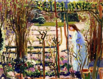 Woman In A Garden Artwork by Maurice Denis