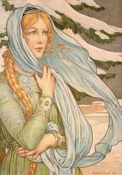 Winter Artwork by Elisabeth Sonrel