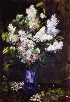Lilac Bouquet Artwork by Lesser Ury
