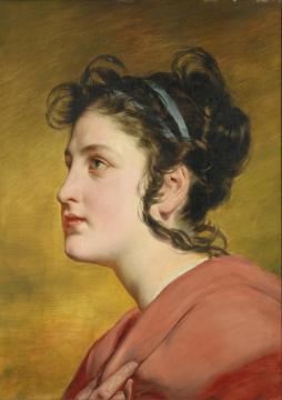 Portrait Of A Young Girl Artwork by Friedrich von Amerling