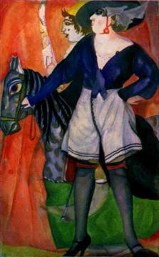 Circus Women Artwork by Boris Grigoriev