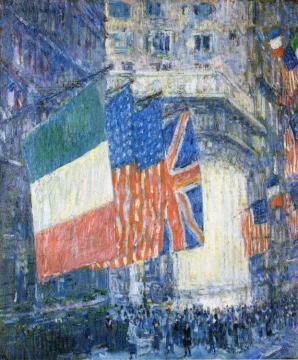 Avenue of the Allies Artwork by Frederick Childe Hassam