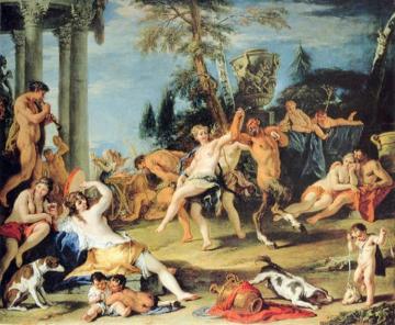 Feast in Honour of Pan Artwork by Sebastiano Ricci