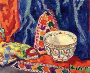 Vase With Drapery Artwork by Louis Valtat