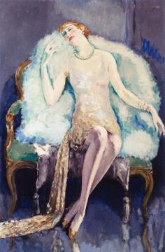 Venice No. Ii, The Swan Mantle Artwork by Kees Van Dongen