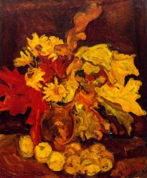 Flowers And Fruit Artwork by Chaim Soutine