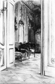 Frederick The Great's Study In The Palace Of Potsdam Artwork by Adolph von Menzel