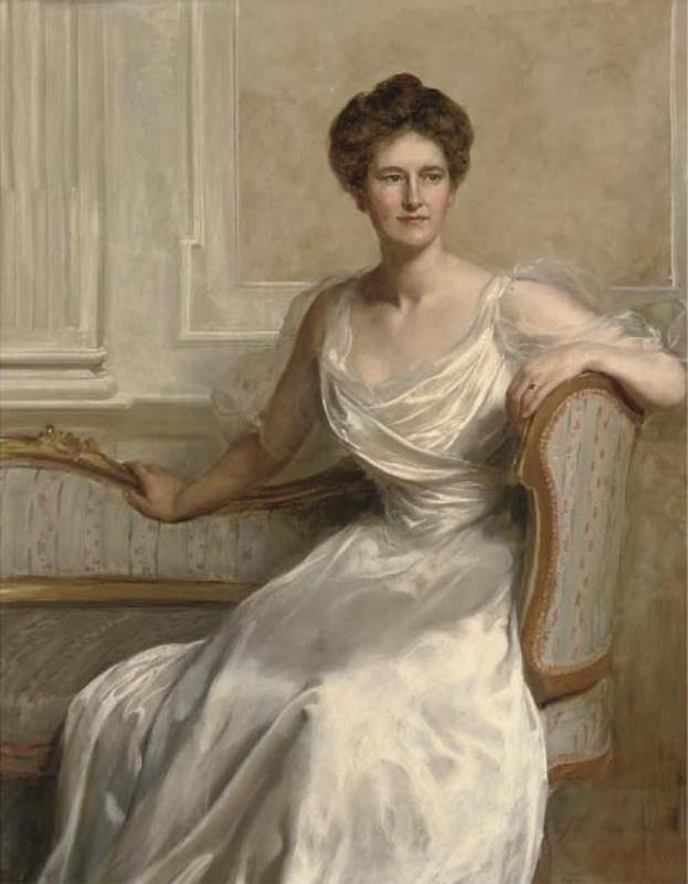 Portrait Of Mary Frances Wilson, 1906 Artwork by John Maler Collier
