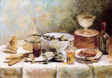 Still Life with Salad Bowl Artwork by Edouard Vuillard