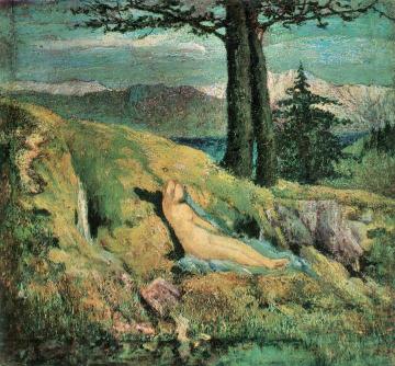 The Source Artwork by Giovanni Segantini