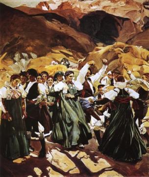 The Jota (Aragon) Artwork by Joaquin Sorolla y Bastida
