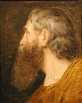 Potrait Of A Bearded Man Artwork by Friedrich von Amerling