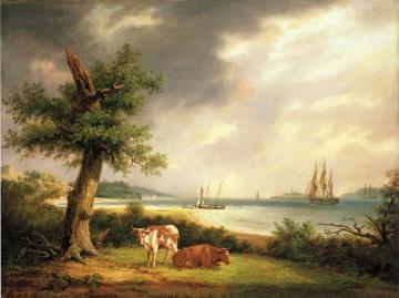 The Narrows, New York Bay Artwork by Thomas Birch