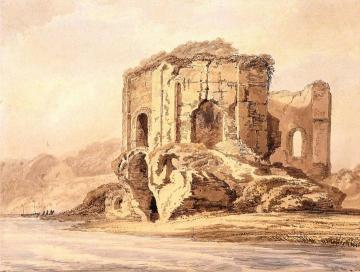 Ruins of a Temple near Baia Artwork by Joseph Mallord William Turner