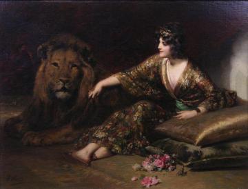Odalisque Artwork by Adolphe Weisz