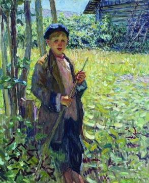 Kondrashka Artwork by Nikolai Petrovich Bogdanov-belsky