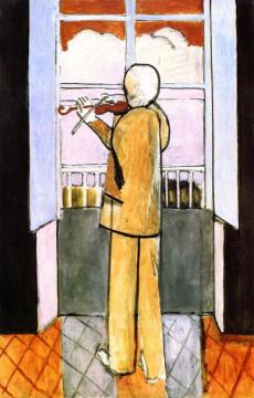 Violinist at the Window Artwork by Henri Matisse