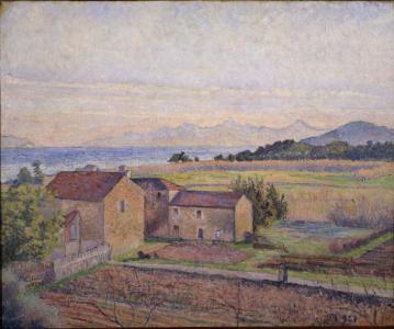 Rade de Bormes Artwork by Lucien Pissarro