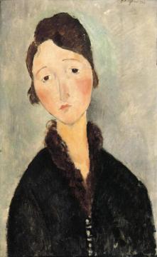 Portrait of a Girl Artwork by Amedeo Modigliani
