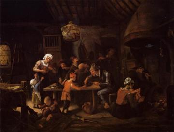 The Lean Kitchen Artwork by Jan Steen