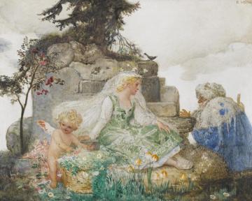 Winter Farewell Artwork by Eduard Veith
