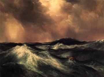 The Angry Sea Artwork by Thomas Moran
