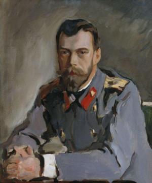 Portrait of Emperor Nicholas II Artwork by Valentin Serov