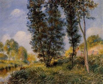 Banks of the Orvanne Artwork by Alfred Sisley