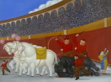 El Arrastre Artwork by Fernando Botero