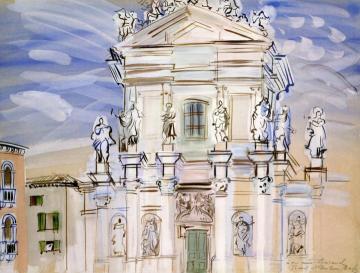Santa Maria Assunta, Jesuit Church Artwork by Raoul Dufy