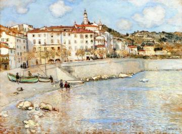 Menton Artwork by Jean-François Raffaëlli