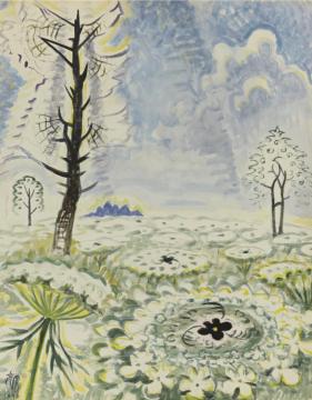 Queen Anne's Lace Artwork by Charles Burchfield