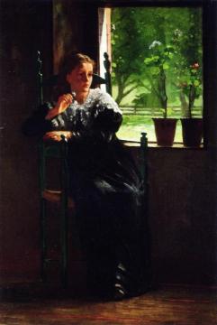 At the Window Artwork by Winslow Homer
