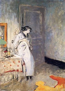 The Blue Room - The Kimono Artwork by Edouard Vuillard