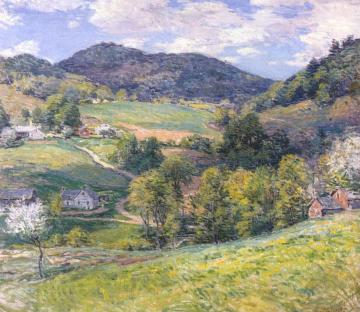 Spring in the Valley Artwork by Willard Leroy Metcalf