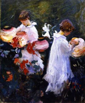 Carnation, Lily, Lily, Rose (study) Artwork by John Singer Sargent