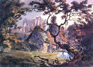 Malmesbury Abbey Artwork by Joseph Mallord William Turner