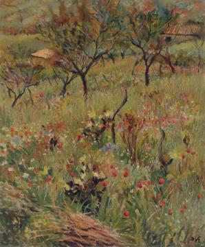 Flowers In The Orchard Artwork by Marcel Dyf